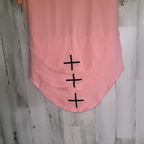 Homme + Femme LA Triple Layer Shirt in Pink - Picture 11 of 14